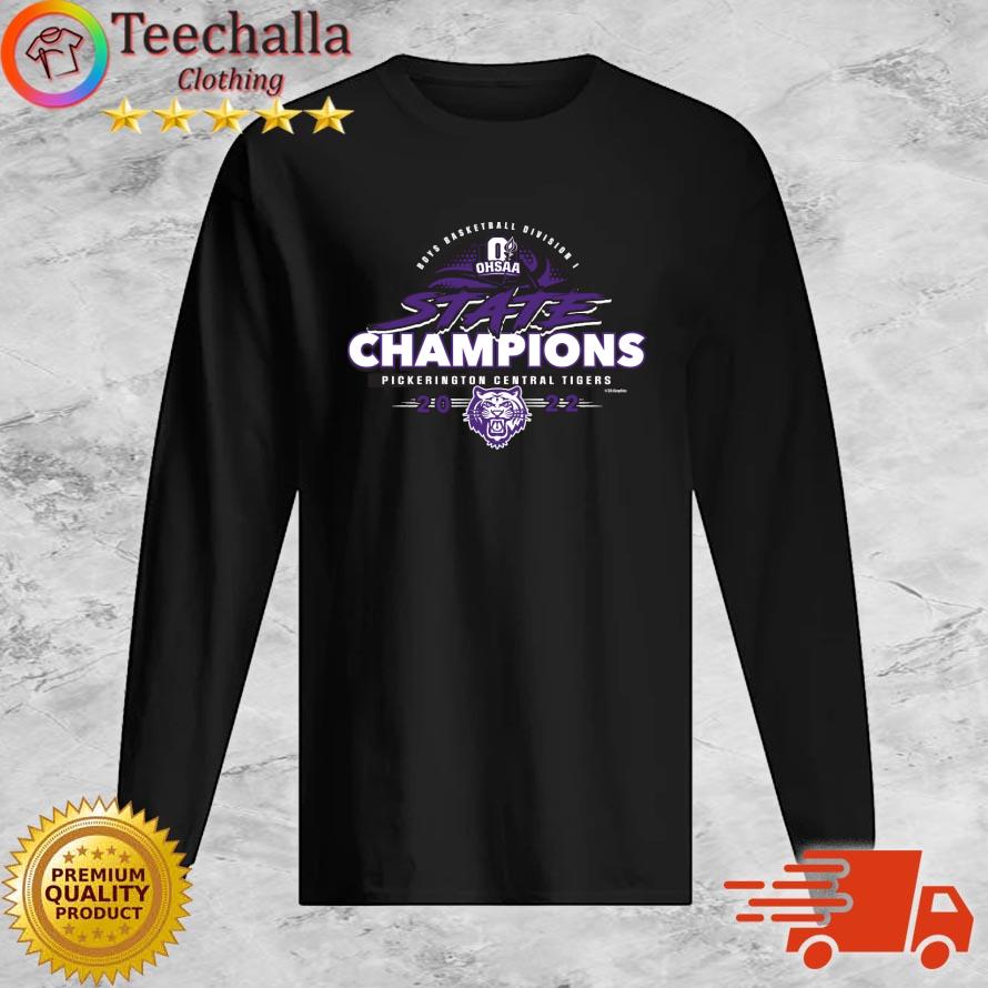 Pickerington Central Tigers 2022 OHSAA Boys Basketball Division I State Champions s Long Sleeve