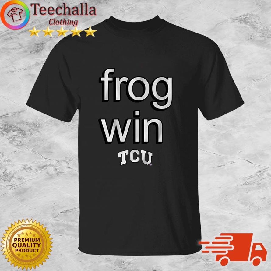 TCU Frog Win s shirt