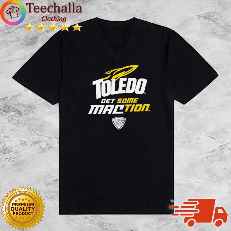 University Of Toledo Rockets Get Some Maction Logo Shirt V-neck