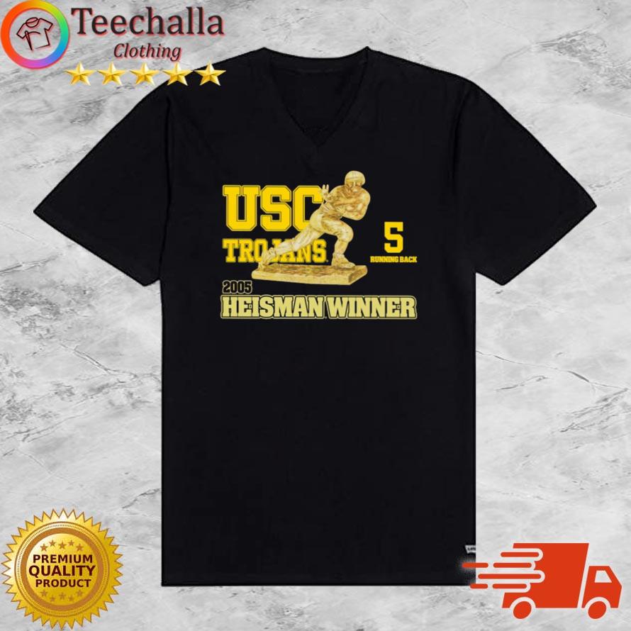 Usc Trojans 5 Running Back 2005 Heisman Winner Shirt V-neck
