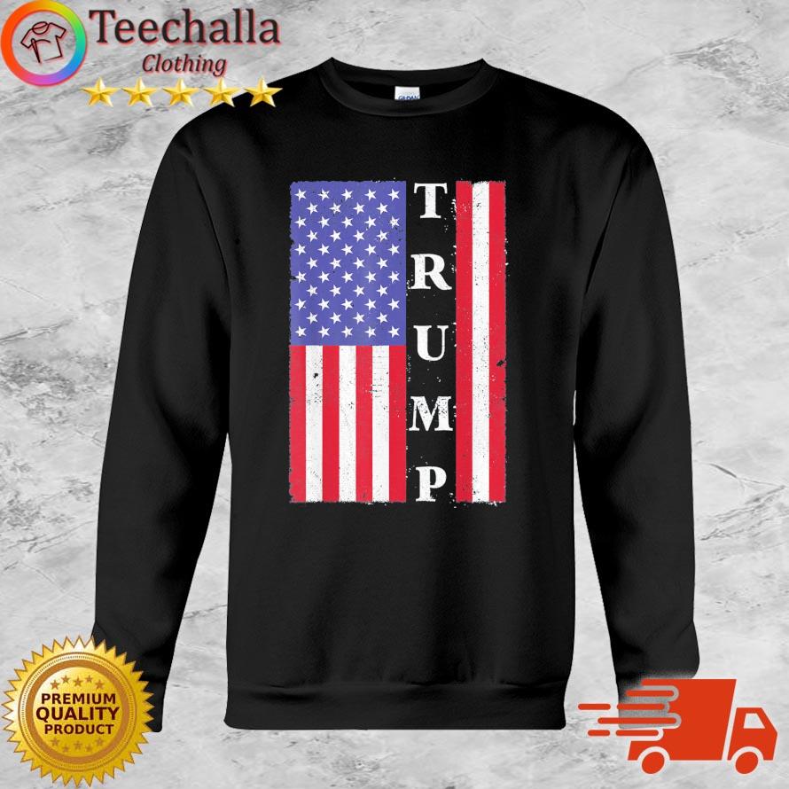 Donald Trump Vote 2024 Vintage USA Flag s Sweatshirt