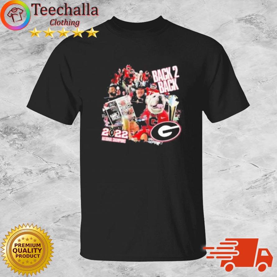 Georgia Bulldogs Back 2 Back 2022 National Champs shirt
