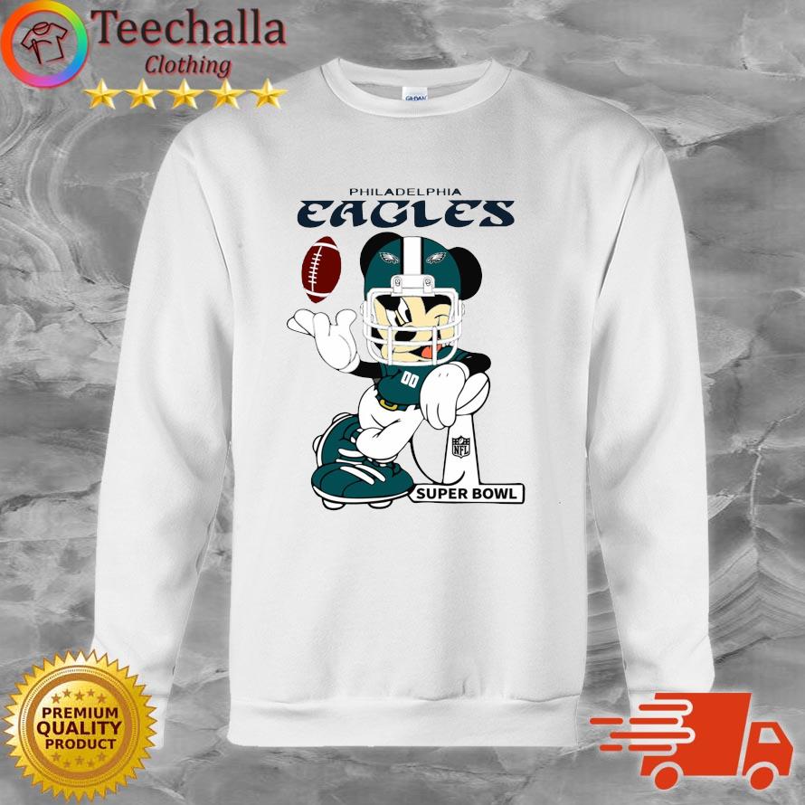 Mickey Mouse Philadelphia Eagles 2023 Super Bowl s Sweatshirt
