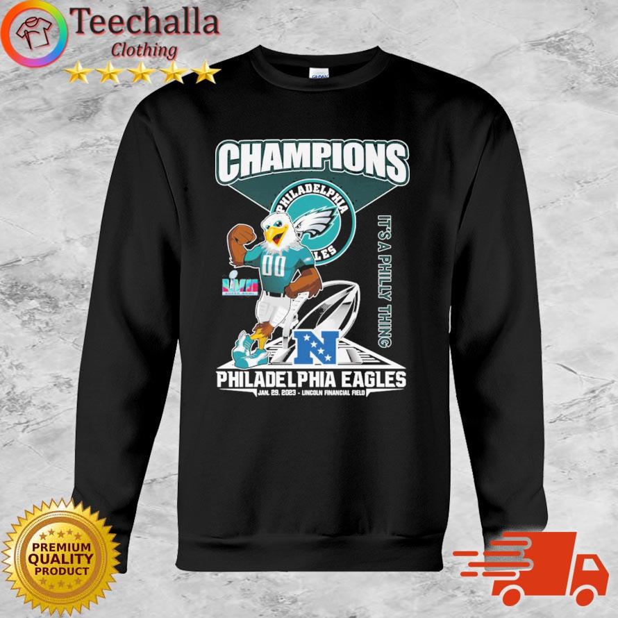 Philadelphia Eagles Swoop Mascot NFC Champions 2023 LVII Super Bowl s Sweatshirt