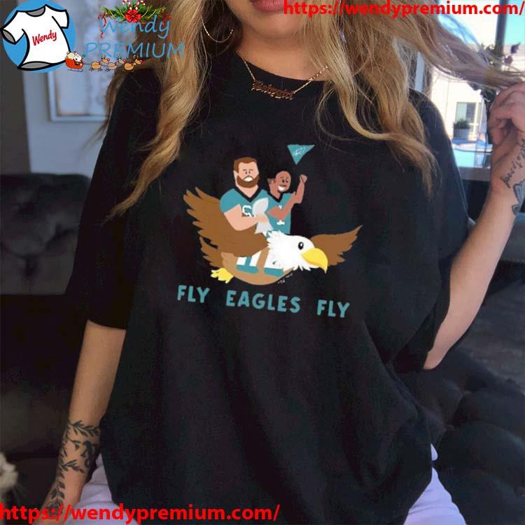 Jalen Hurts And Jason Kelce Fly Eagles Fly shirt