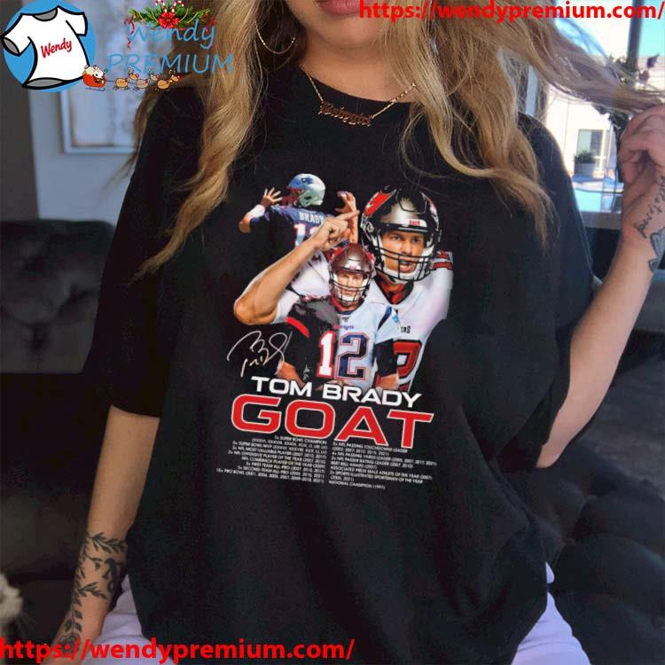 Tom Brady Goat 2022 Signature shirt