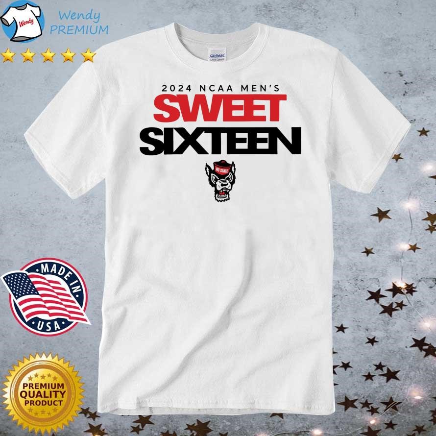 Original NCAA 2024 Men's Basketball Sweet Sixteen NC State Wolfpack T-shirt