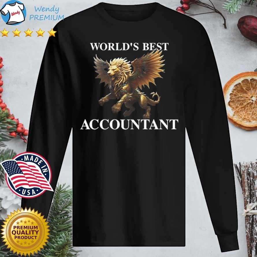 Original World's Best Accountant Longsleeve tee den