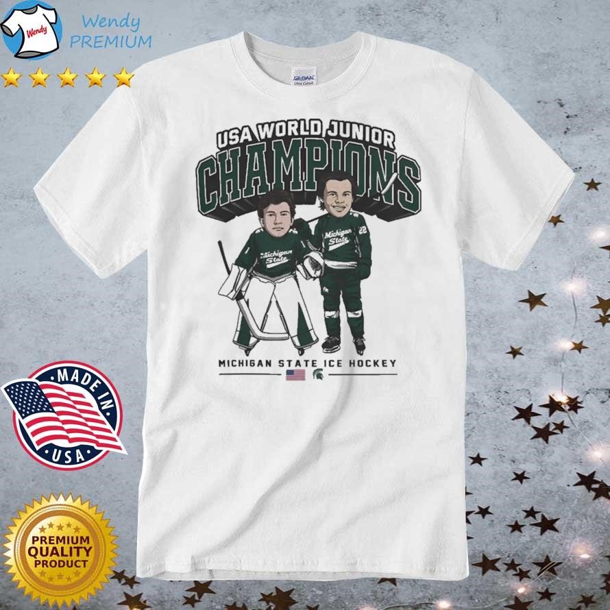 Official Official Us World Junior Champions Trey Augustine & Isaac Howard Michigan State T-shirt